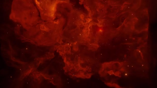 Animazione Zoomare Una Nebulosa — Video Stock