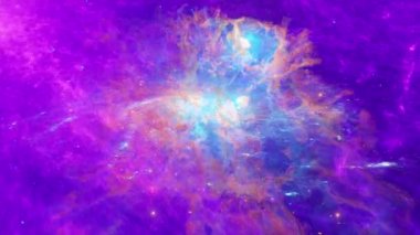 3D animasyon - Nebulaya yakınlaştırma