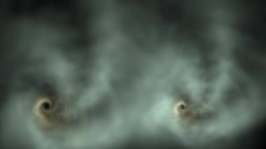 Dönen Twister 'ın 4k Animasyonu