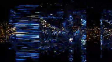 animation - Pulsating neon disco background VJ Loop. 3D graphics for music stage transition, shows, retro, hitech.