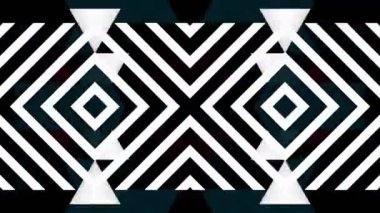 animation - Pulsating neon disco background VJ Loop. 3D graphics for music stage transition, shows, retro, hitech.