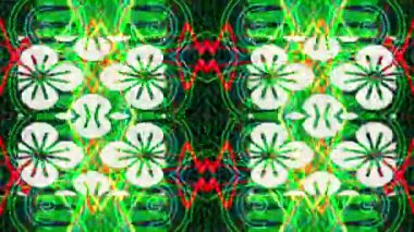 animation - Pulsating neon disco background VJ Loop. 3D graphics for music stage transition, shows, retro, hitech.