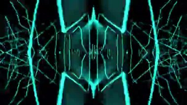 Soyut çizgili optik illüzyon dalgası şekli