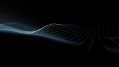 Soyut çizgili optik illüzyon dalgası şekli