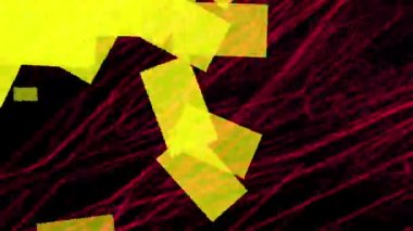 animasyon - Pulsating neon disko arkaplanı VJ döngüsü. 