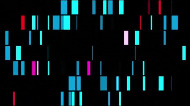 animasyon - Pulsating neon disko arkaplanı VJ döngüsü. 