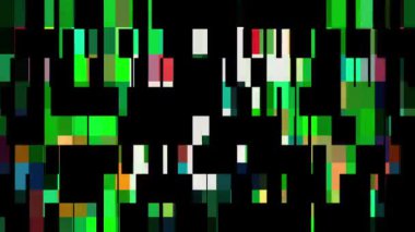 animasyon - Pulsating neon disko arkaplanı VJ döngüsü. 