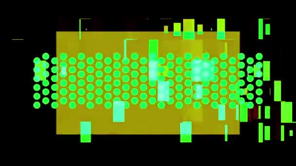Animation Pulserande Neon Disco Bakgrund Loop — Stockvideo