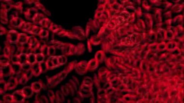 animasyon - Pulsating neon disko arkaplanı VJ döngüsü.