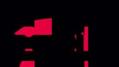 animasyon - Pulsating neon disko arkaplanı VJ döngüsü.