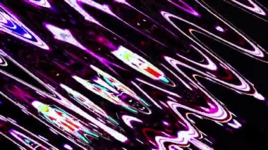 animasyon - Pulsating neon disko arkaplanı VJ döngüsü.