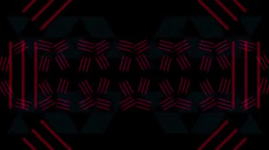 animasyon - Pulsating neon disko arkaplanı VJ döngüsü