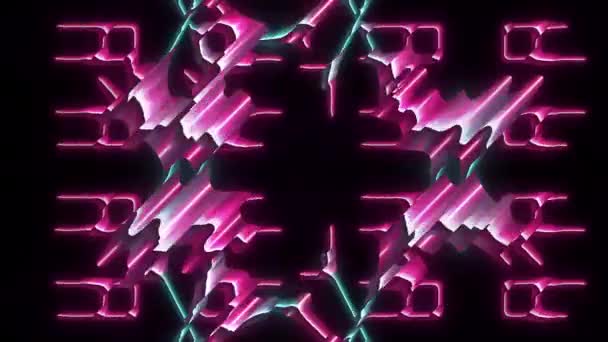 Animace Abstrakt Screen Digital Pixel Sorting Noise — Stock video