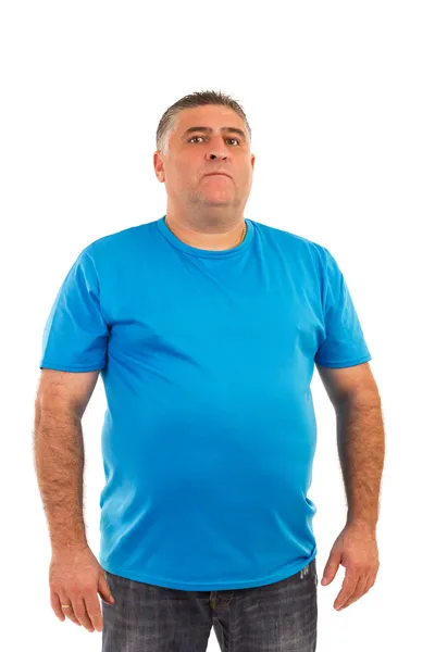 Ciddi bir adamın portresi.