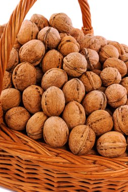 hasır sepet içinde ceviz