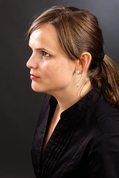Closeup portrait of a young businesswoman — Stock Photo, Image