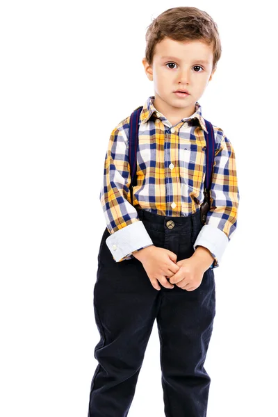 Portrait of an adorable little boy — Stock Photo, Image