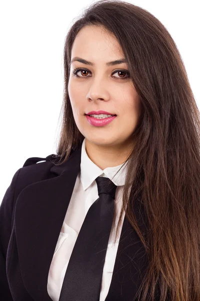 Portret van een aantrekkelijke jonge zakenvrouw — Stockfoto