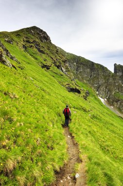Romanya'da rocky Fagaras dağlarından güzel manzara 