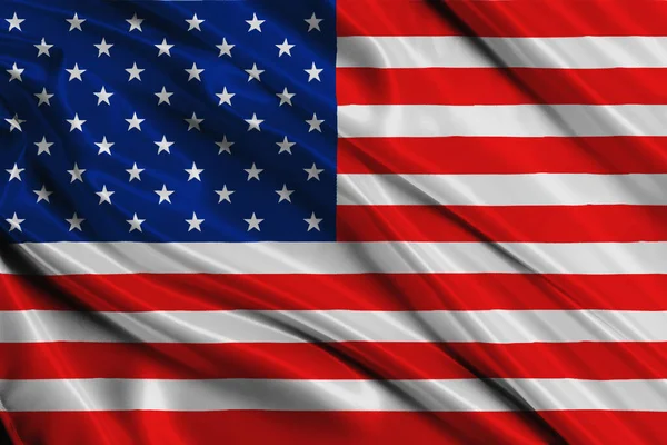 Amerikaanse Vlag Voor Usa Memorial Day Veteranendag Dag Van Arbeid — Stockfoto