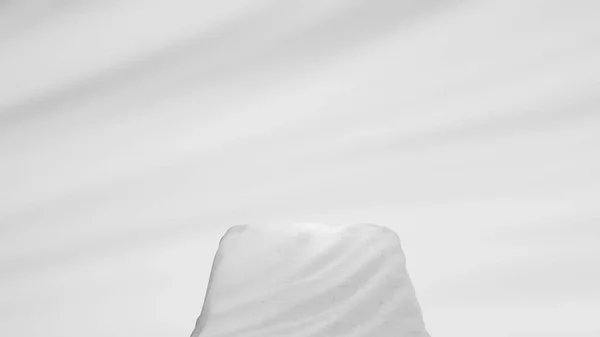 Abstract White Satin Silky Cloth Background Fabric Textile Drape Crease Imagens Royalty-Free