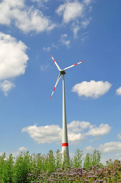 Větrná turbína. — Stock fotografie