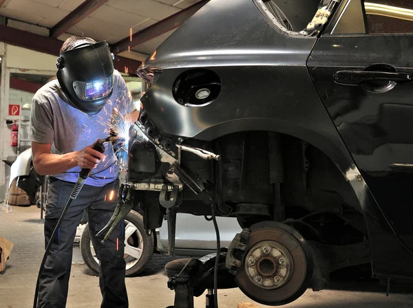 Car welding. — Stock Photo, Image