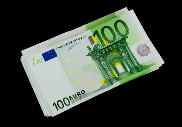 Banconote in euro Mucchio — Foto Stock