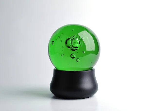 Zöld üveg ball — Stock Fotó