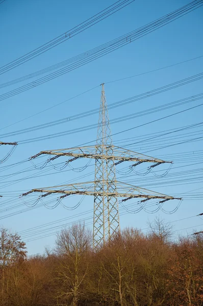 Elektriciteit pool — Stockfoto