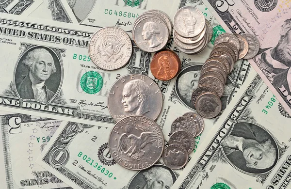 Cents on the dollars — Stock Photo, Image