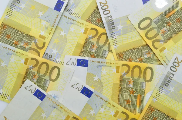 Euro-Papiergeld Hintergrund. — Stockfoto