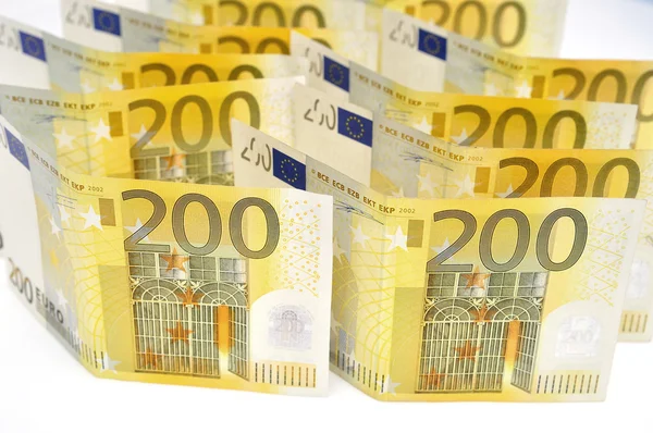 Banknoty 200 euro. — Zdjęcie stockowe