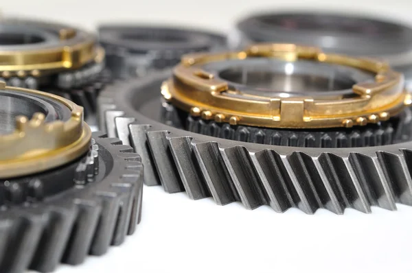 Gears isolated on white background. — Stock Photo, Image