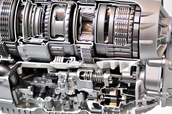 Gearbox cross-section.