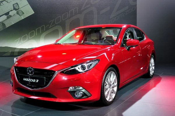 Mazda 3 auf iaa 2013 — Stockfoto