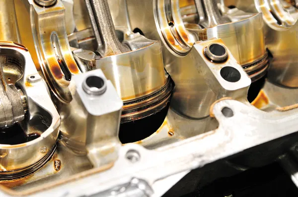 Engine pistons. — Stock Photo, Image