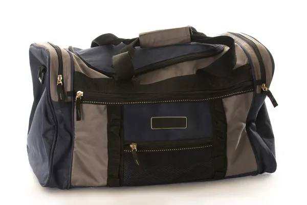 Blauer Duffelbag — Stockfoto