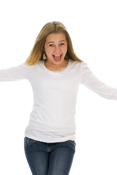 Happy teen girl — Stock Photo, Image