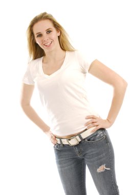 diş teli takan kadın