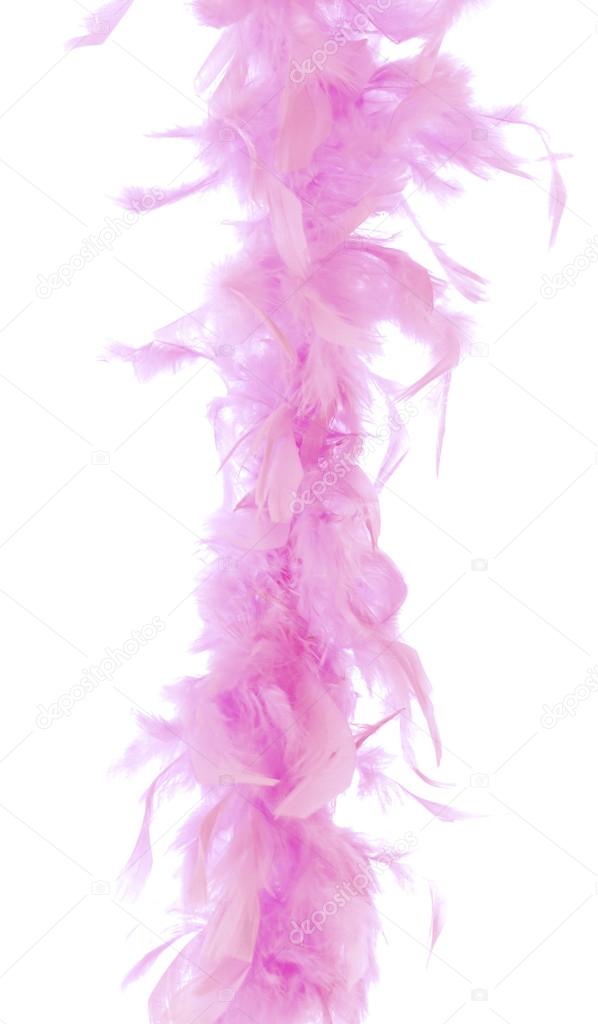 Pink Feather Boa Clipart