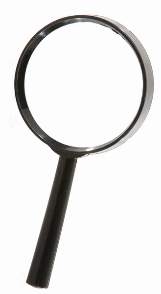 Magnifying glass isolated on a white background — Stock Photo, Image