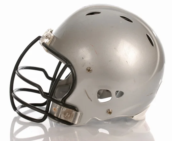 Casque de football rayé — Photo