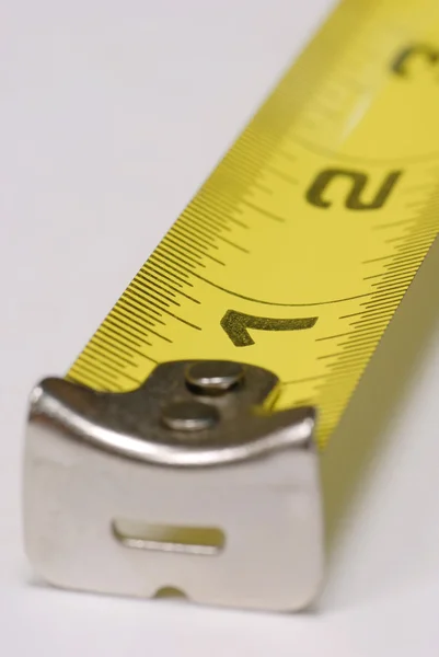 Close up of measuring tape with shallow depth of field — Stock Photo, Image
