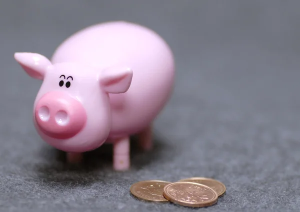 Concept of saving money or taking care of the pennies — Stock Photo, Image