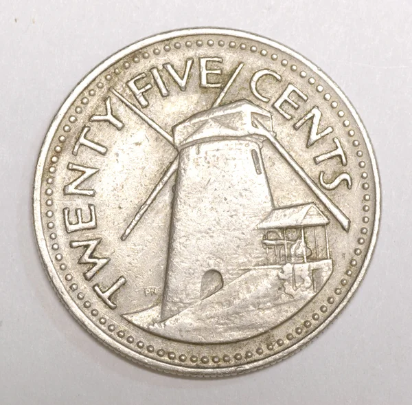 Twenty five cents coin