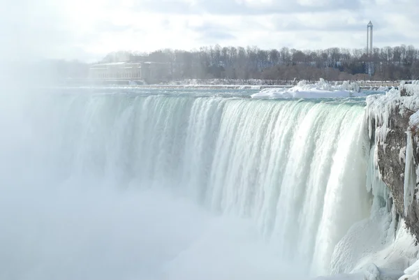 Niagara falls, ontario - horseshoe falls w okresie zimowym — Zdjęcie stockowe