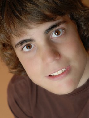 yüz atış ciddi seyir çekici teen modeli