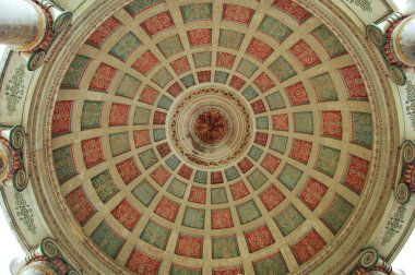 Rotunda İngilizce Bahçe. Münih.