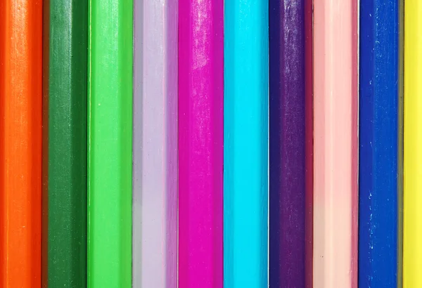 色の鉛筆のクローズ アップ — ストック写真